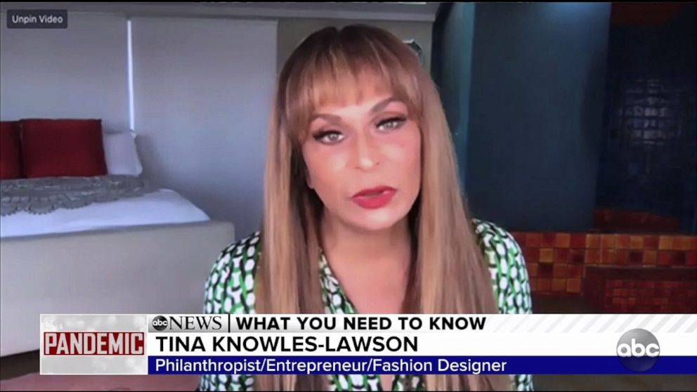 PHOTO: Tina Knowles-Lawson spoke to ABC News about teaming up with her daughter, Beyonce, to encourage Houston to get tested for COVID-19.