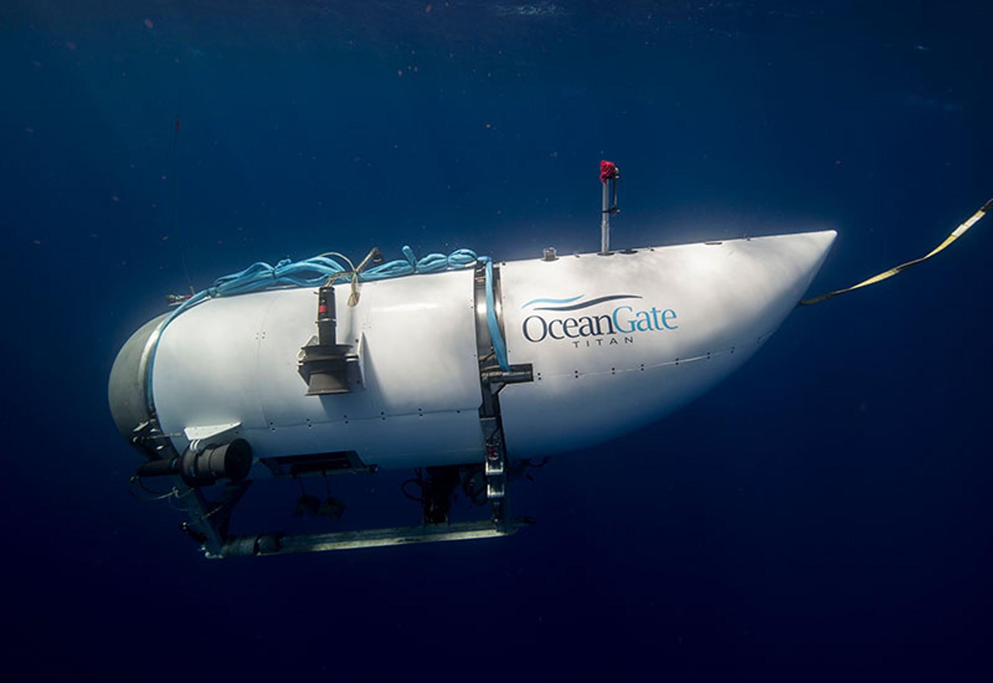 PHOTO: File image of the Titan submersible prior to commence diving.
