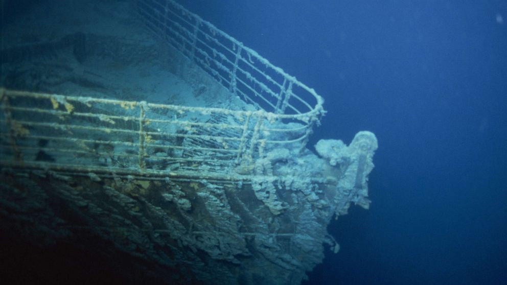 PHOTO: The Titanic, as seen 4,000 meters below the Atlantic Ocean north of Newfoundland in 1996, sank during its inaugural journey in April 1912. About 1,500 people died when the ship went down after hitting an iceberg.