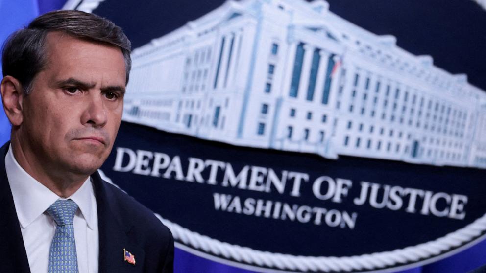 PHOTO: FILE PHOTO: Acting US Attorney General Todd Blanche announces new Trump administration actions against the Jalisco New Generation Cartel (CJNG) at the Justice Department