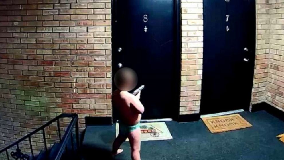 PHOTO: Police said they arrested an Indiana man after his 4-year-old son was captured on security camera video playing unsupervised with a loaded handgun.