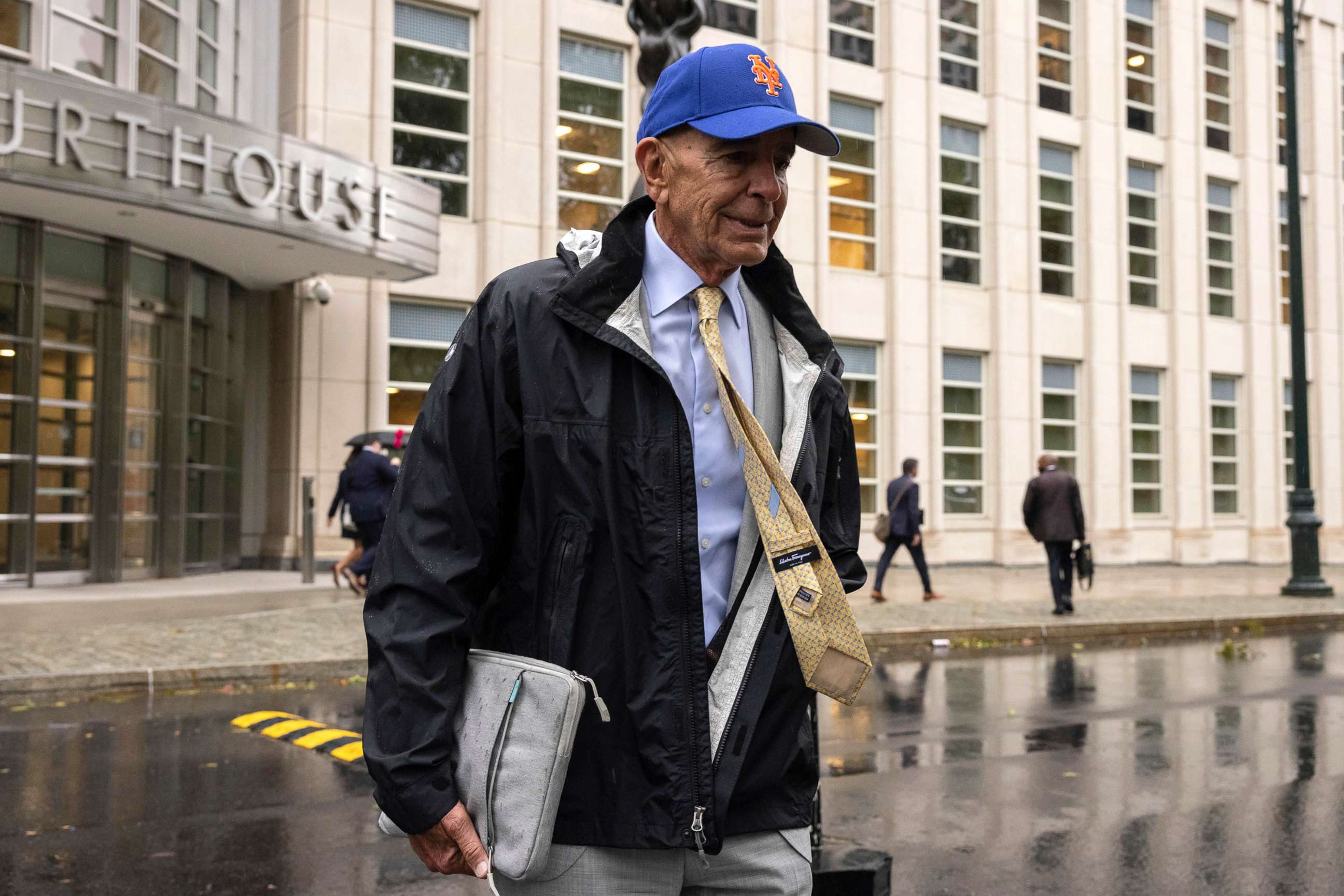 PHOTO: Tom Barrack leaves Brooklyn federal court on Oct. 3, 2022, in New York.