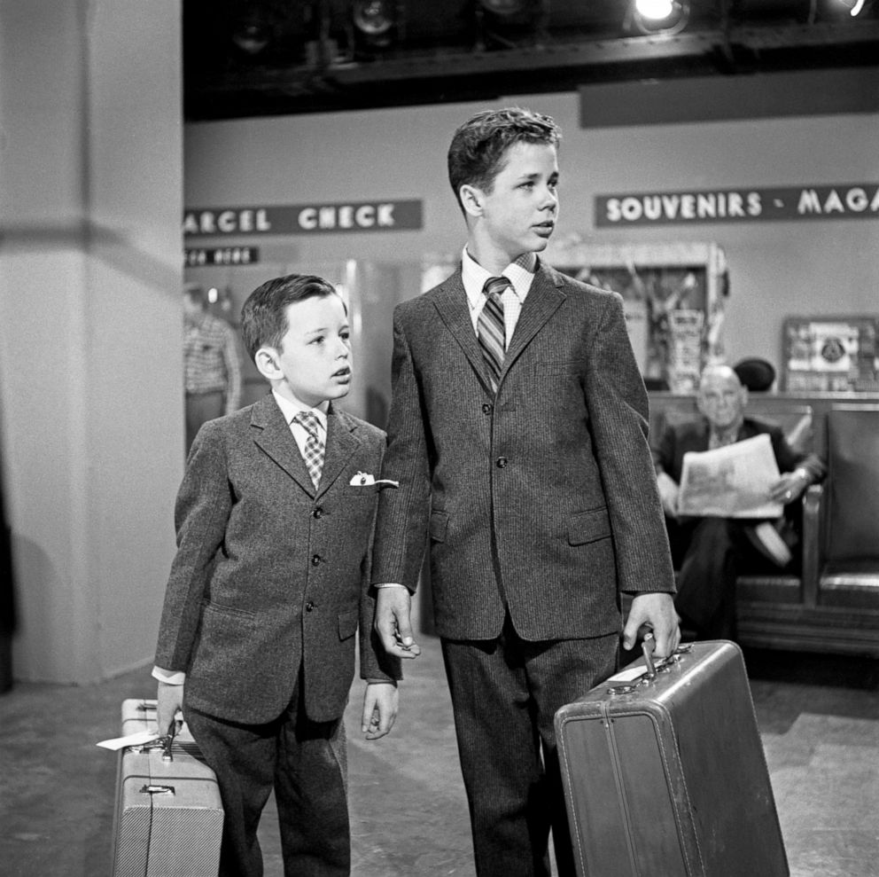 PHOTO: Jerry Mathers, as Theodore Cleaver, and Tony Dow, as Wally Cleaver, star in "Leave It To Beaver." 