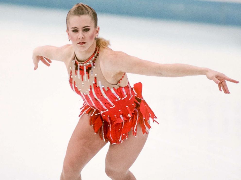 PHOTO: Tonya Harding competes in the Technical Program portion of the Womens Figure Skating competition of the 1994 Winter Olympics on Feb. 23, 1994 at the Hamar Olympic Hall in Lillehammer, Norway.