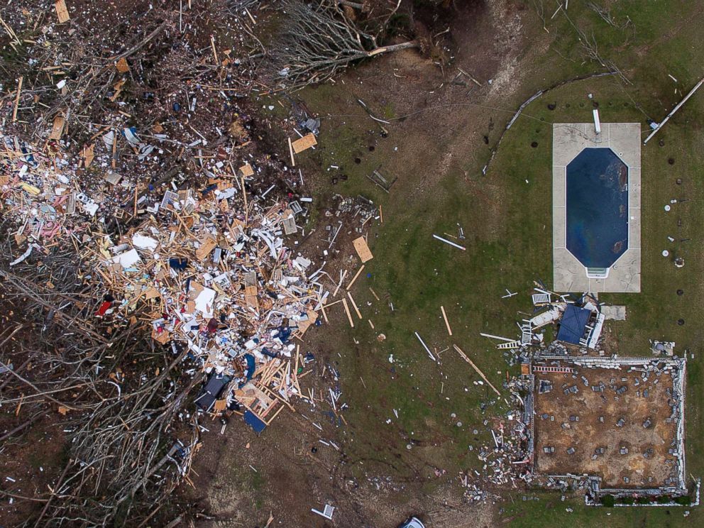 At least 23 killed, including 3 children, as tornadoes devastate