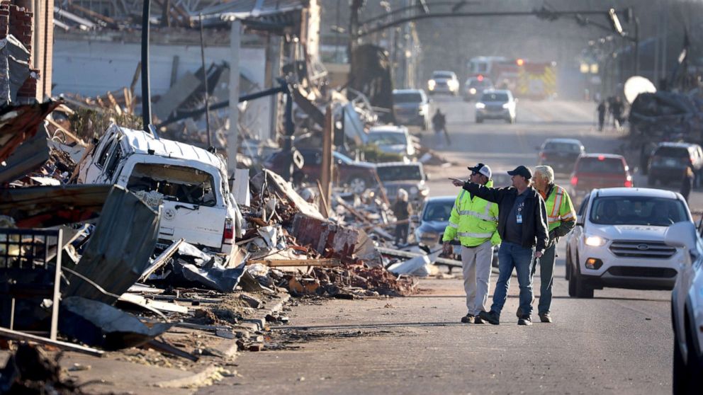 Tornado victims include district judge, workers at candle factory and Amazon distribution center