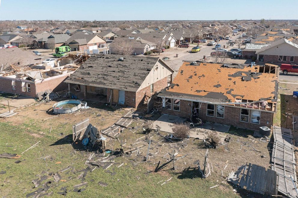 Tornadoes touch down in Oklahoma as massive winter storm heads to