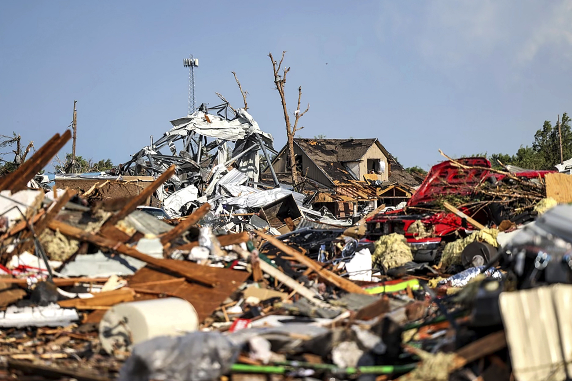 Texas town devastated by tornado, 5 dead across South from severe
