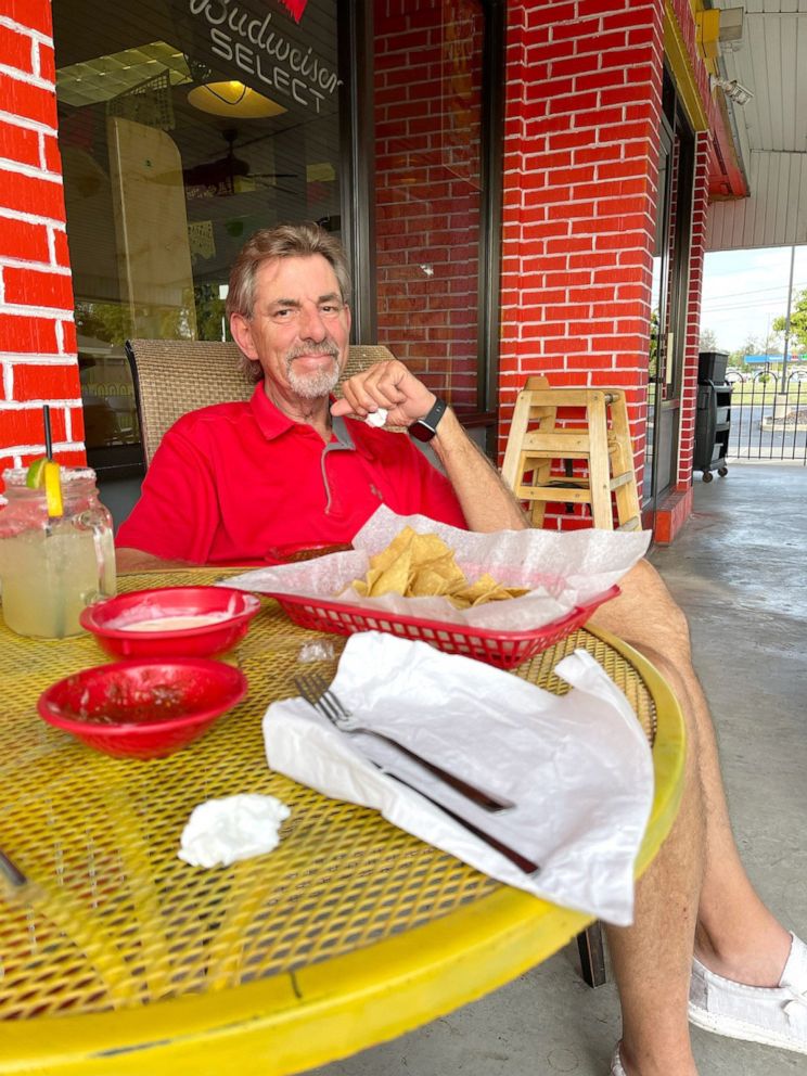 PHOTO: Kevin Dickey is pictured in an image provided by his family. Dickey, age 62, has been identified as one of those who perished while working at an Amazon fulfillment center which was heavily damaged by a tornado in Edwardsville, Ill.