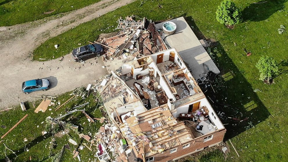 Tornadoes slam suburbs of major Ohio city; 60 million people still