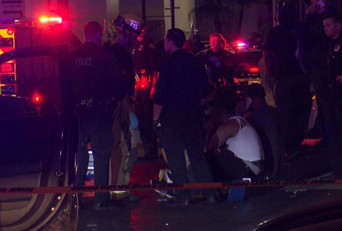 PHOTO: Three people were killed and four others injured in a shooting at a bowling alley in Torrance, Calif., on Friday, Jan. 4, 2019.