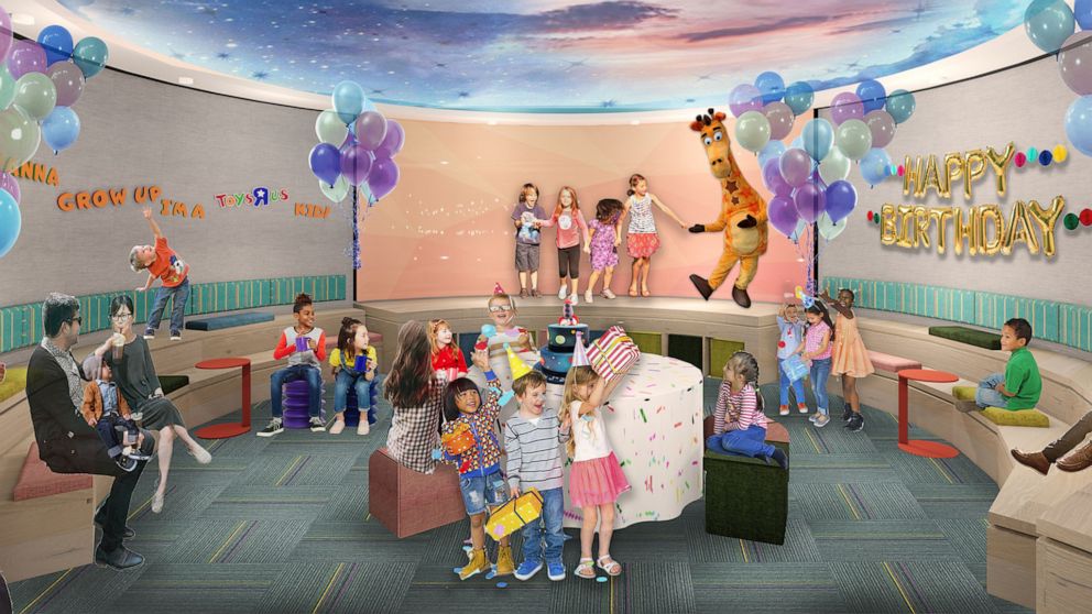 PHOTO: An artist rendering shows the design for the new Toys R Us stores.