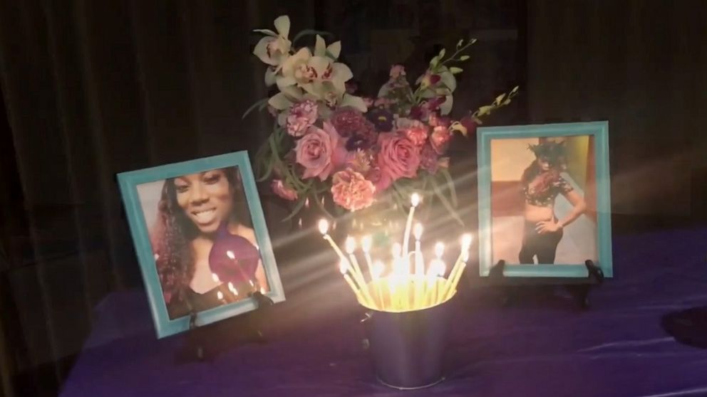PHOTO: Family and friends held a vigil for Tracy Williams, a transgender woman who was murdered in Houston this summer. 