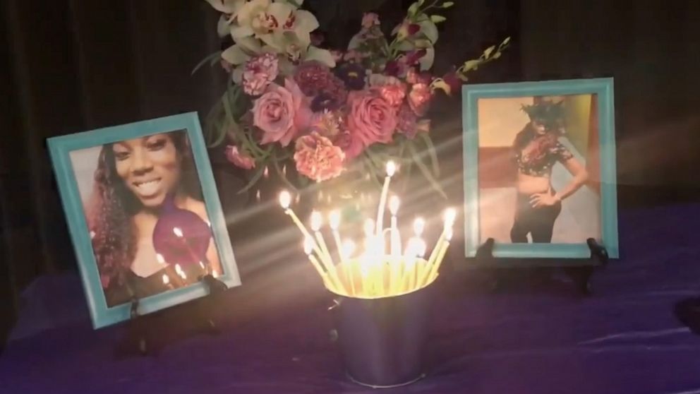 PHOTO: Family and friends held a vigil for Tracy Williams, a transgender woman who was murdered in Houston this summer. 