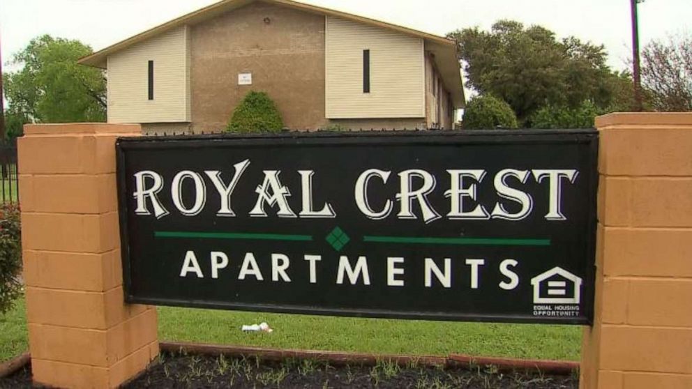 PHOTO: A transgender woman was violently attacked in a "mob" assault at the Royal Crest Apartments in Dallas on Friday, April 12, 2019, police said.