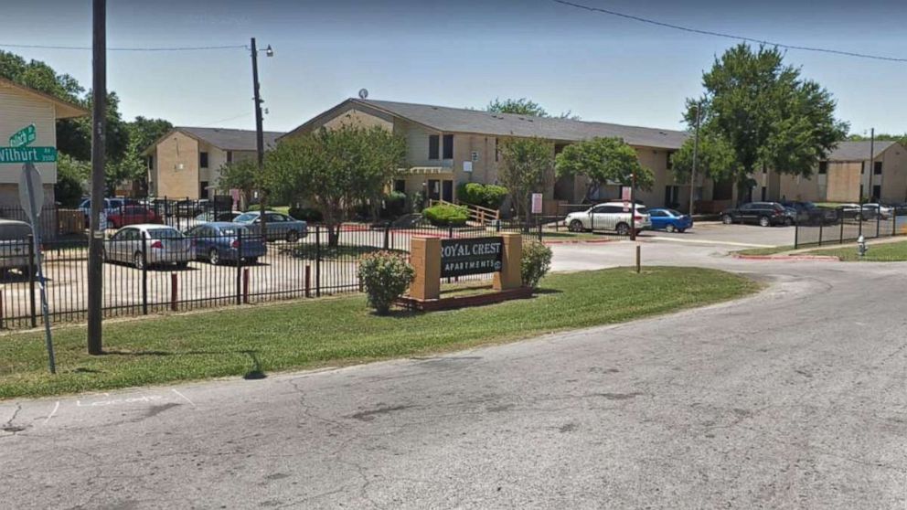 PHOTO: A transgender woman was attacked in a "mob" assault outside the Royal Crest Apartments in Dallas on Friday, April 12, 2019, police said.