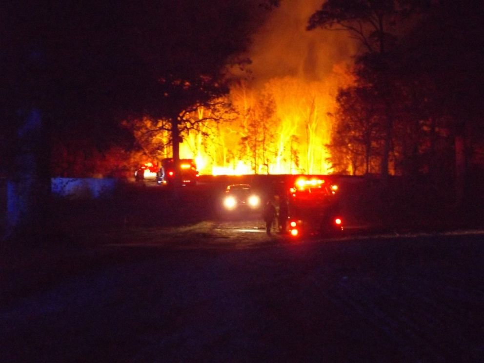 PHOTO: The Minister's Tree House in Crossville, Tenn. burned to the ground, Oct. 22, 2019. 