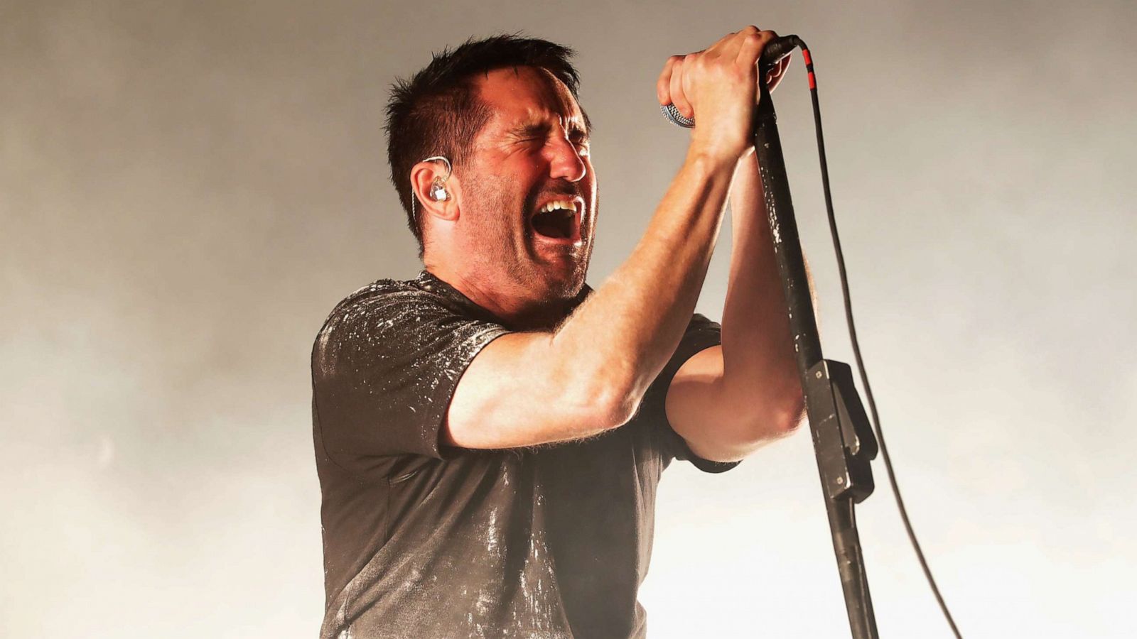 PHOTO: Trent Reznor of Nine Inch Nails performs live in Incheon, South Korea, Aug. 11, 2018.