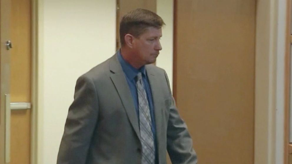 PHOTO: Michael Drejka, who killed Markeis McGlockton outside a Clearwater, Florida store appears in court.