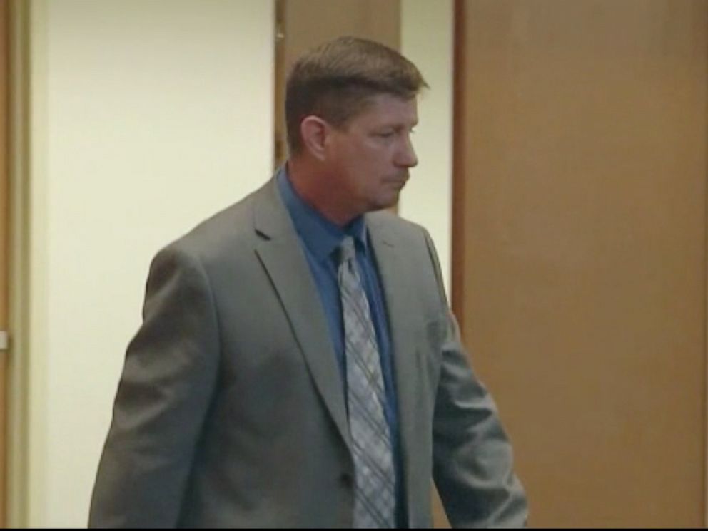 PHOTO: Michael Drejka, who killed Markeis McGlockton in front of a store in Clearwater, Florida, is appearing in court.