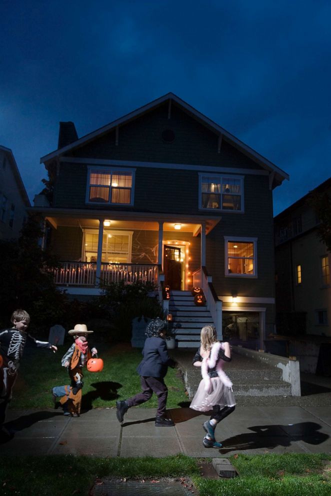 PHOTO: Children are shown trick or treating in this undated file photo.