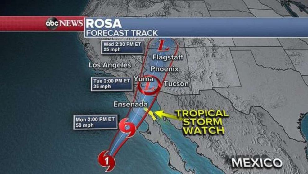 Tropical Storm Rosas Remnants Likely To Bring Widespread Heavy Rain Flash Flooding To 8449