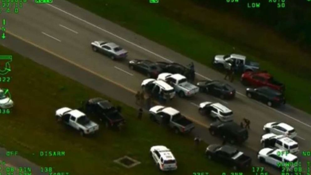 Three suspects were arrested on I-95 before they could allegedly rob and murder armored guards on Feb. 20, 2018.