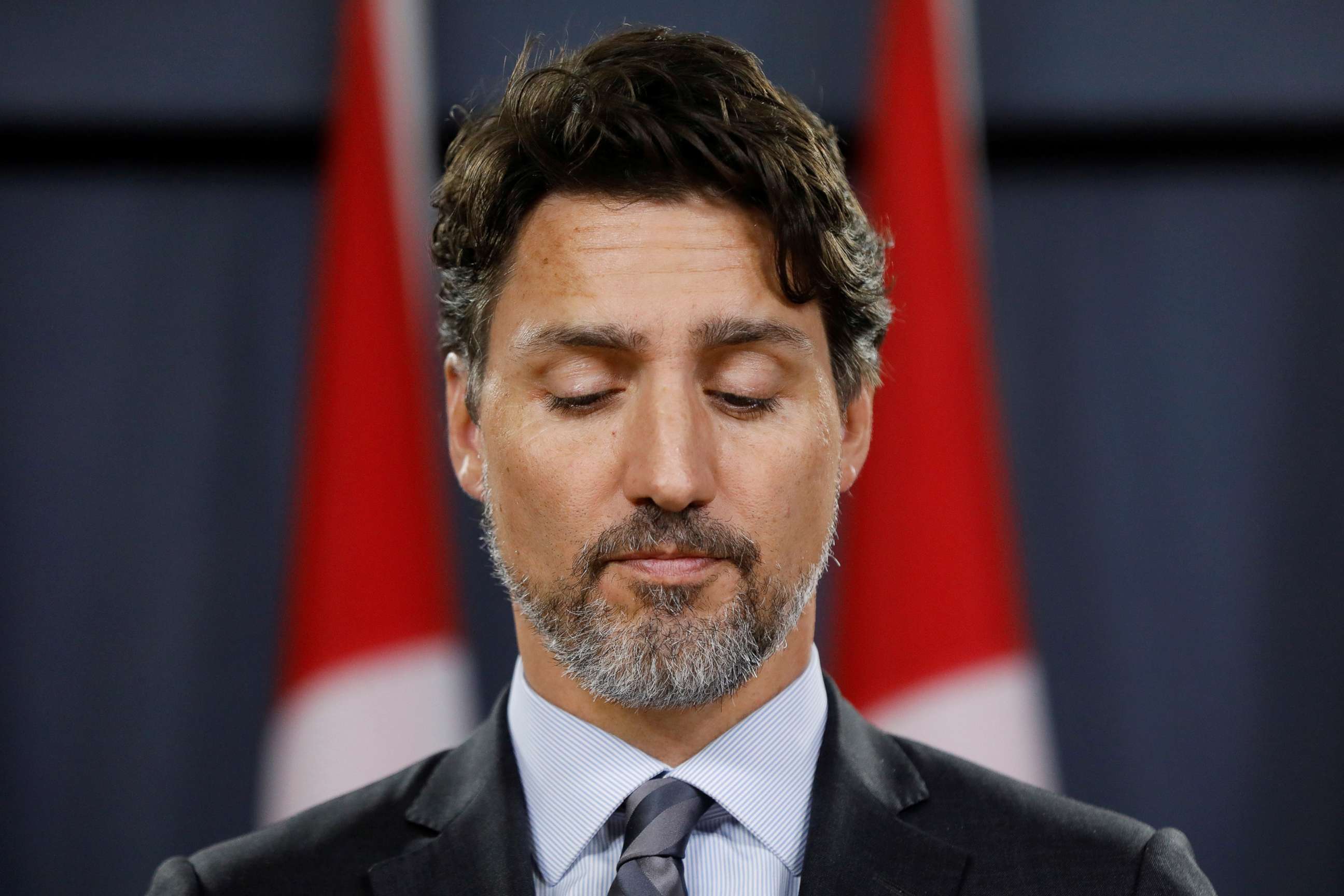 PHOTO: Canada's Prime Minister Justin Trudeau takes part in a news conference in Ottawa, Jan. 11, 2020. 