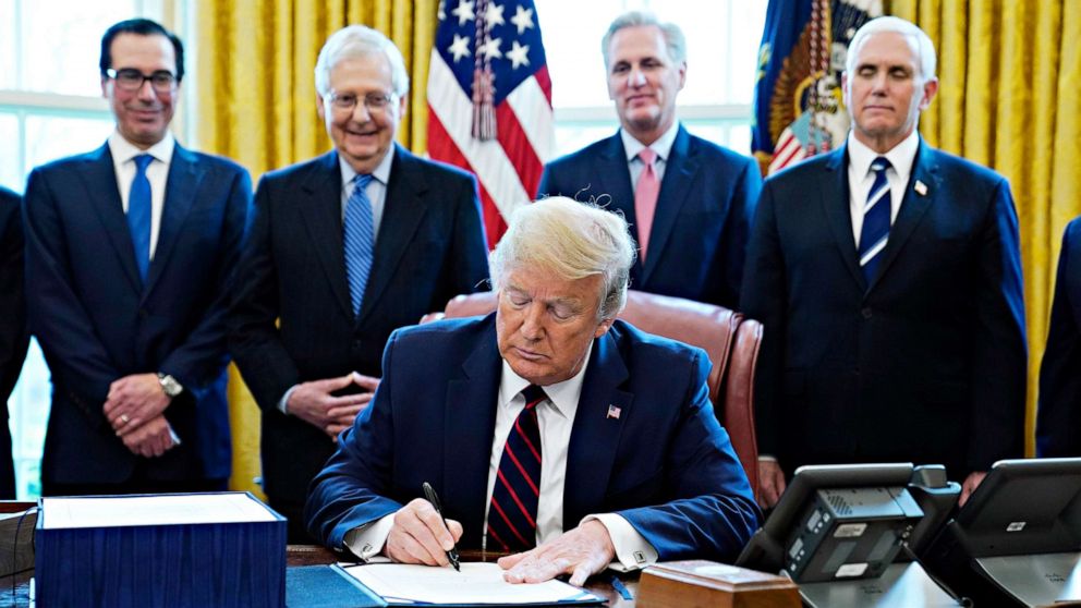 Coronavirus government response updates: Trump signs $2T relief bill ...