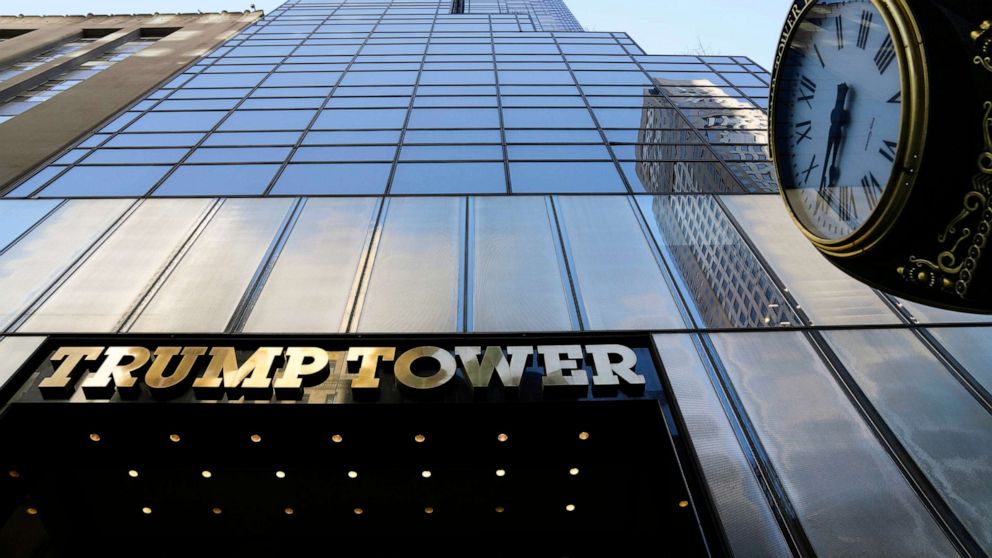 PHOTO: Trump Tower is shown in this photo, in New York on March 21, 2023.