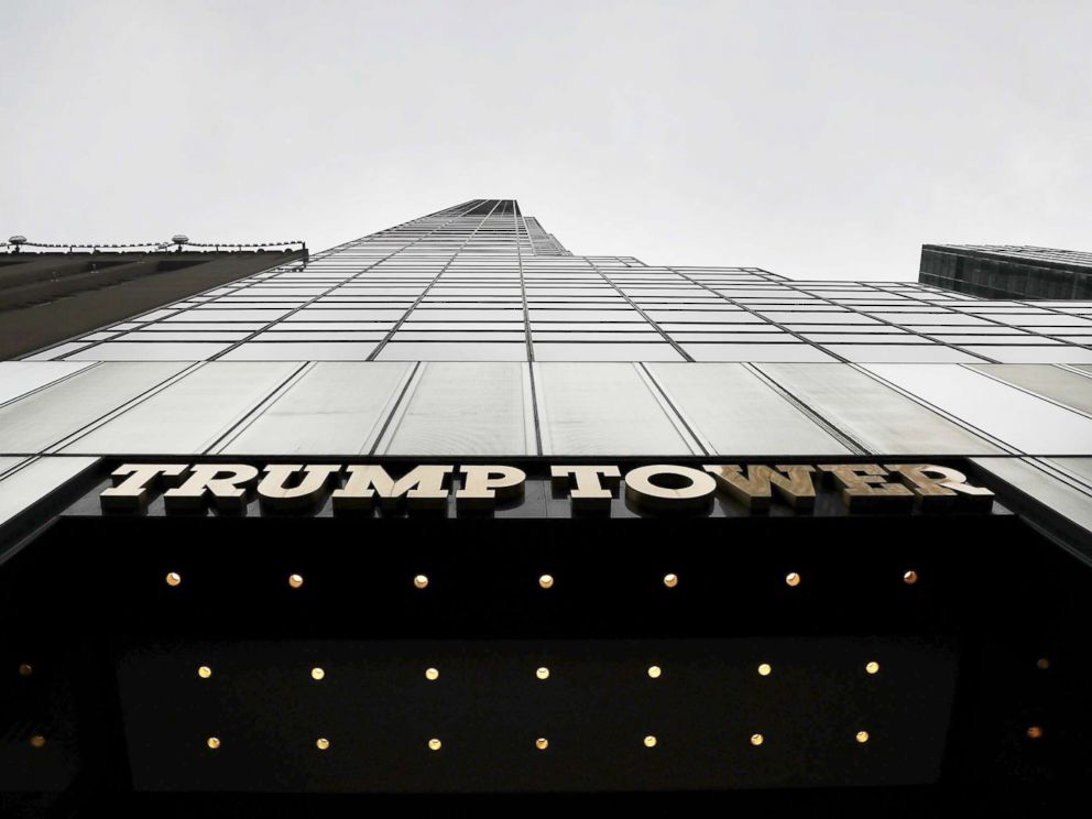 PHOTO: Trump Tower in Manhattan, Oct. 8, 2016, in New York.
