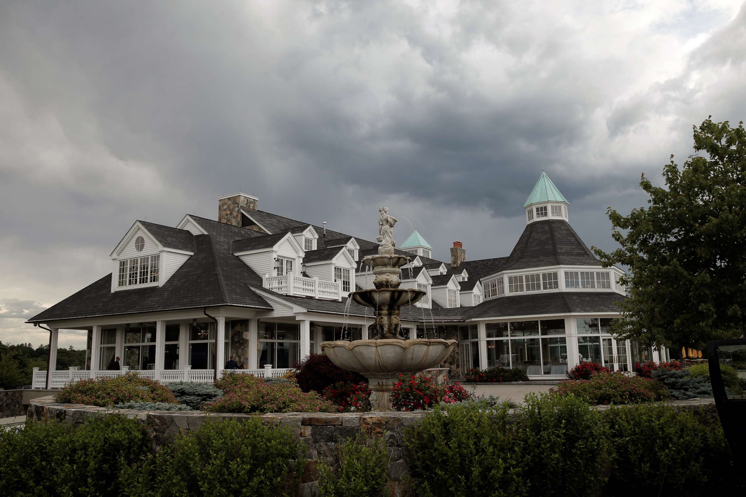 PHOTO: In this June 7, 2016 file photo a view of the clubhouse at the Trump National Golf Club Westchester in Briarcliff Manor, N.Y.