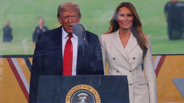 Trump arrives at Grand Military Parade in DC