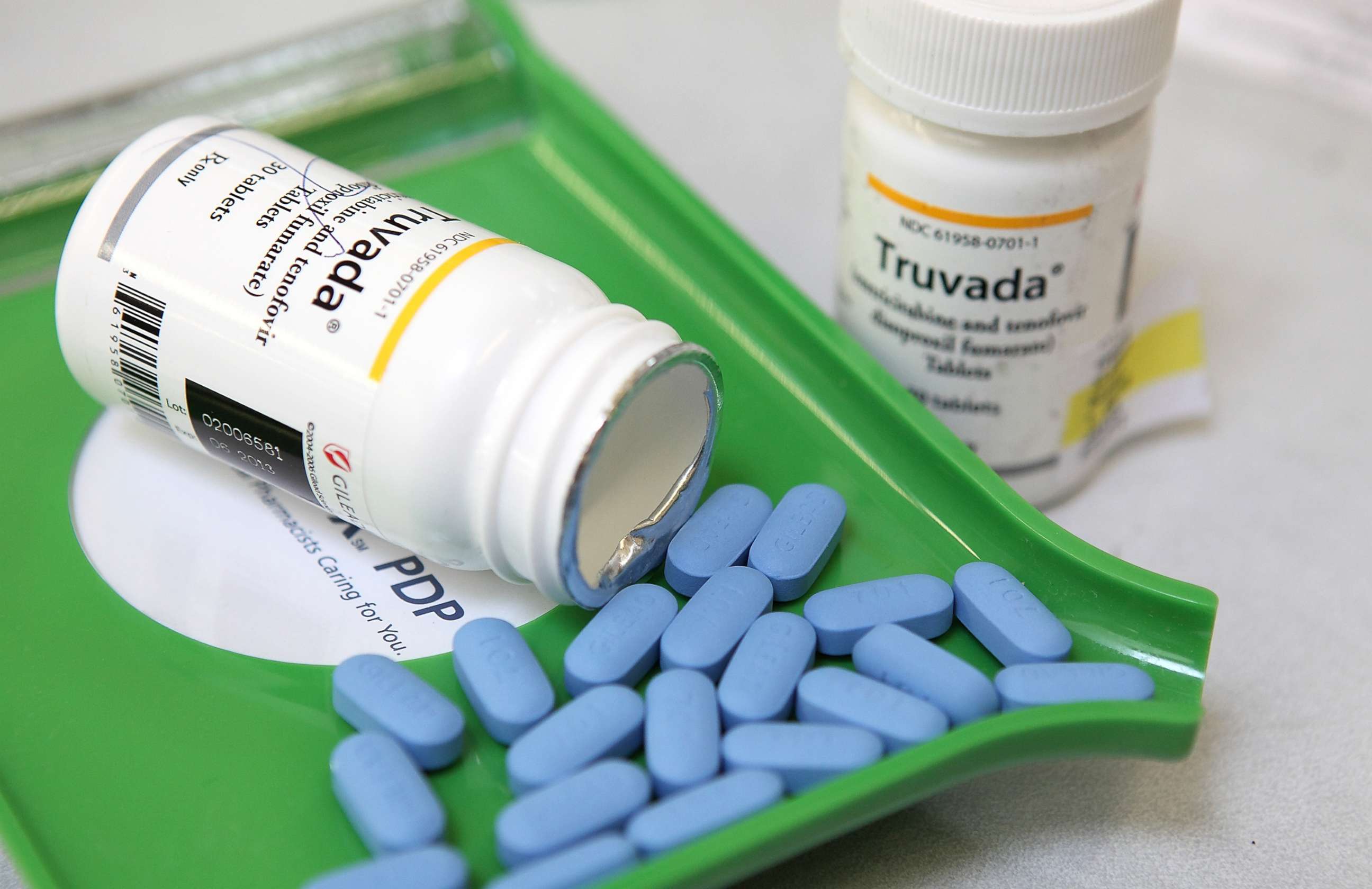 PHOTO: Bottles of antiretroviral drug Truvada are displayed at a pharmacy on Nov. 23, 2010 in San Anselmo, Calif.