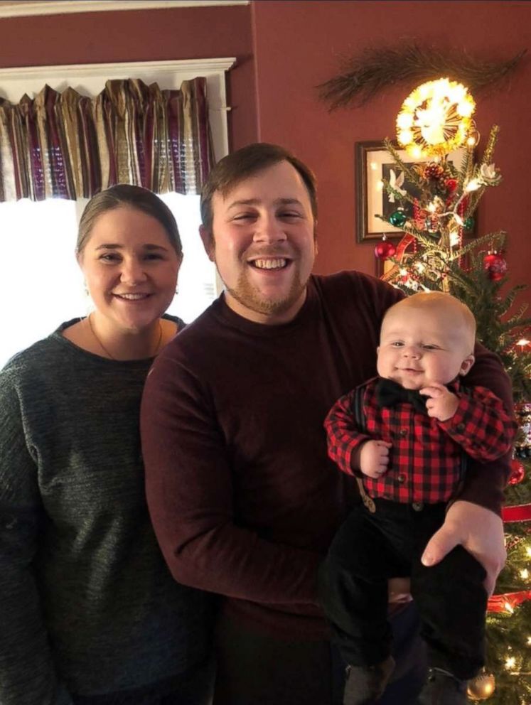 PHOTO: Brian Turner, 27, is a TSA officer at Philadelphia International Airport. He is seen here with his family in an undated photo. 