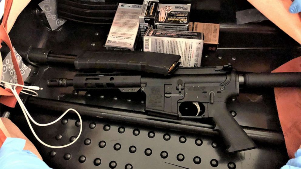 TSA found the rifle hidden in the lining of a woman’s suitcase.