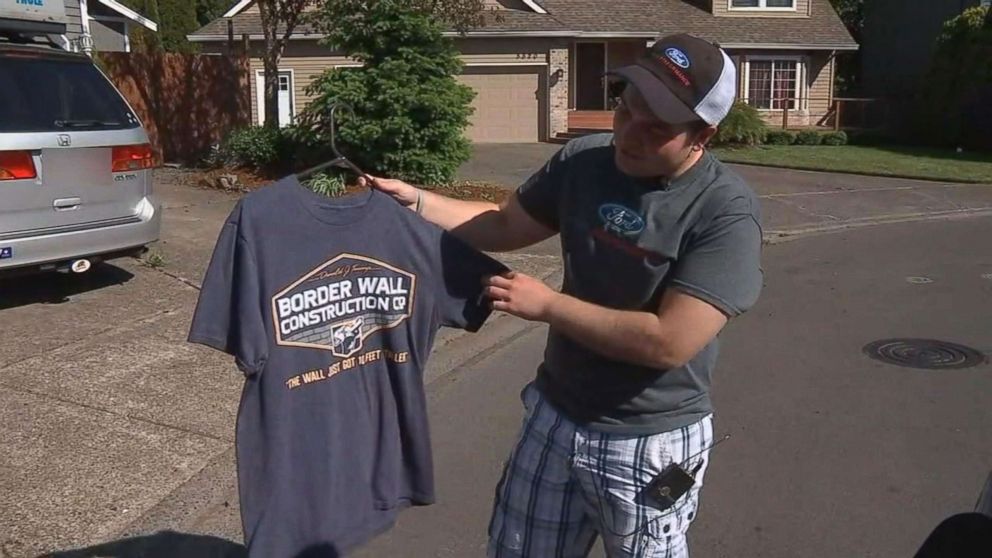 PHOTO: Addison Barnes was suspended from school after he refused to cover up a political t-shirt in Oregon.