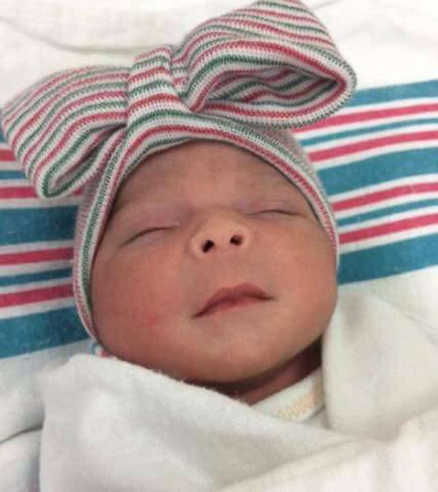 PHOTO: Newborn Joaquin Ontiveros was born at 11:58 p.m. on New Years Eve, while his sister, Aitana de Jesus, (pictured) was born in the next year at 12:16 a.m. New Years Day in Delano, Calif..