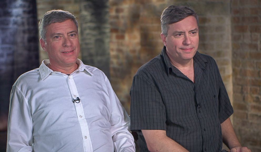 PHOTO: Howard Burack (left) and Doug Rausch (right) tell ABC News' "20/20" about the story of their adoption and their reunion.  