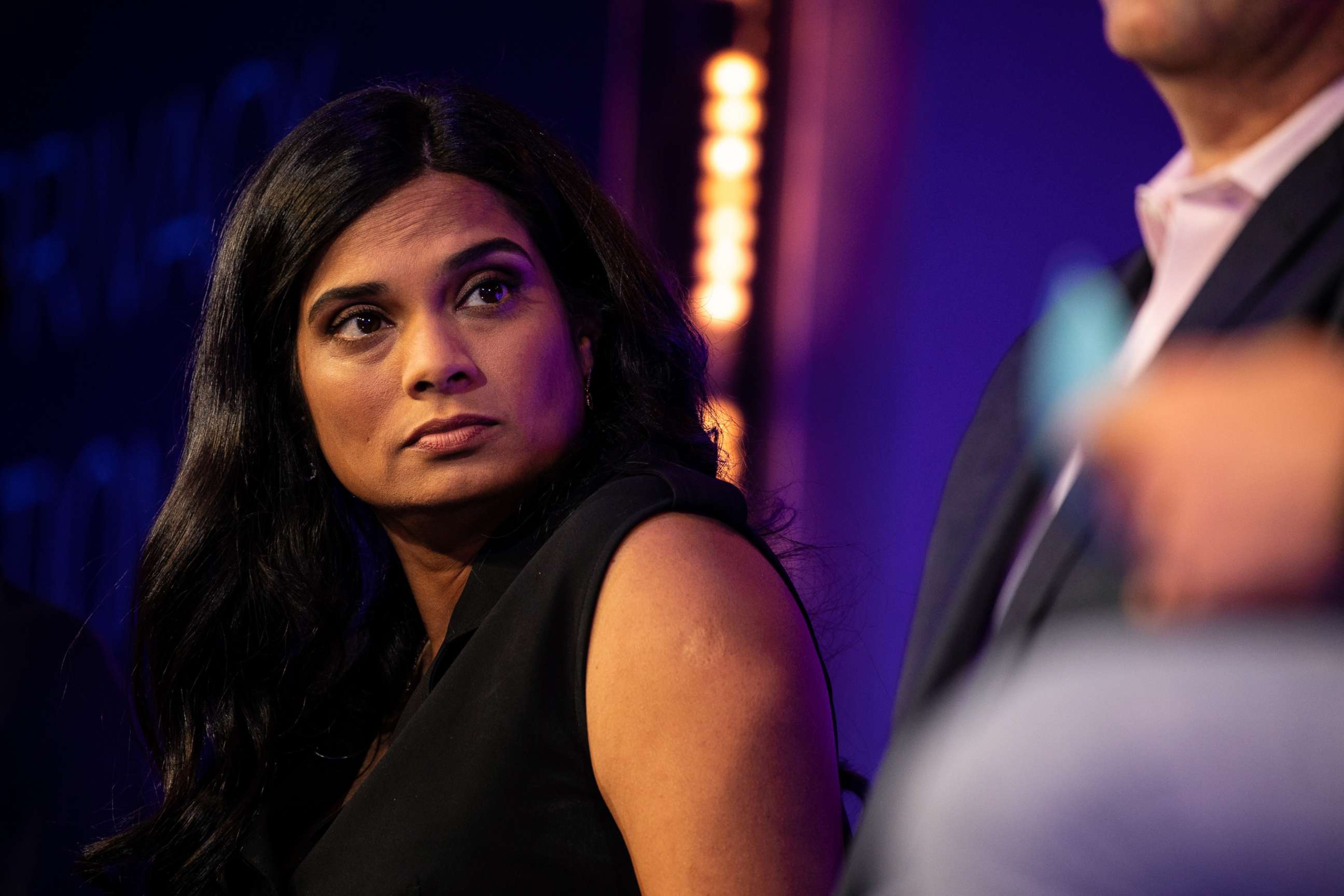 PHOTO: Vijaya Gadde, chief legal officer of Twitter Inc., attends a global technology conference in Laguna Beach, Calif., Oct. 21, 2019.