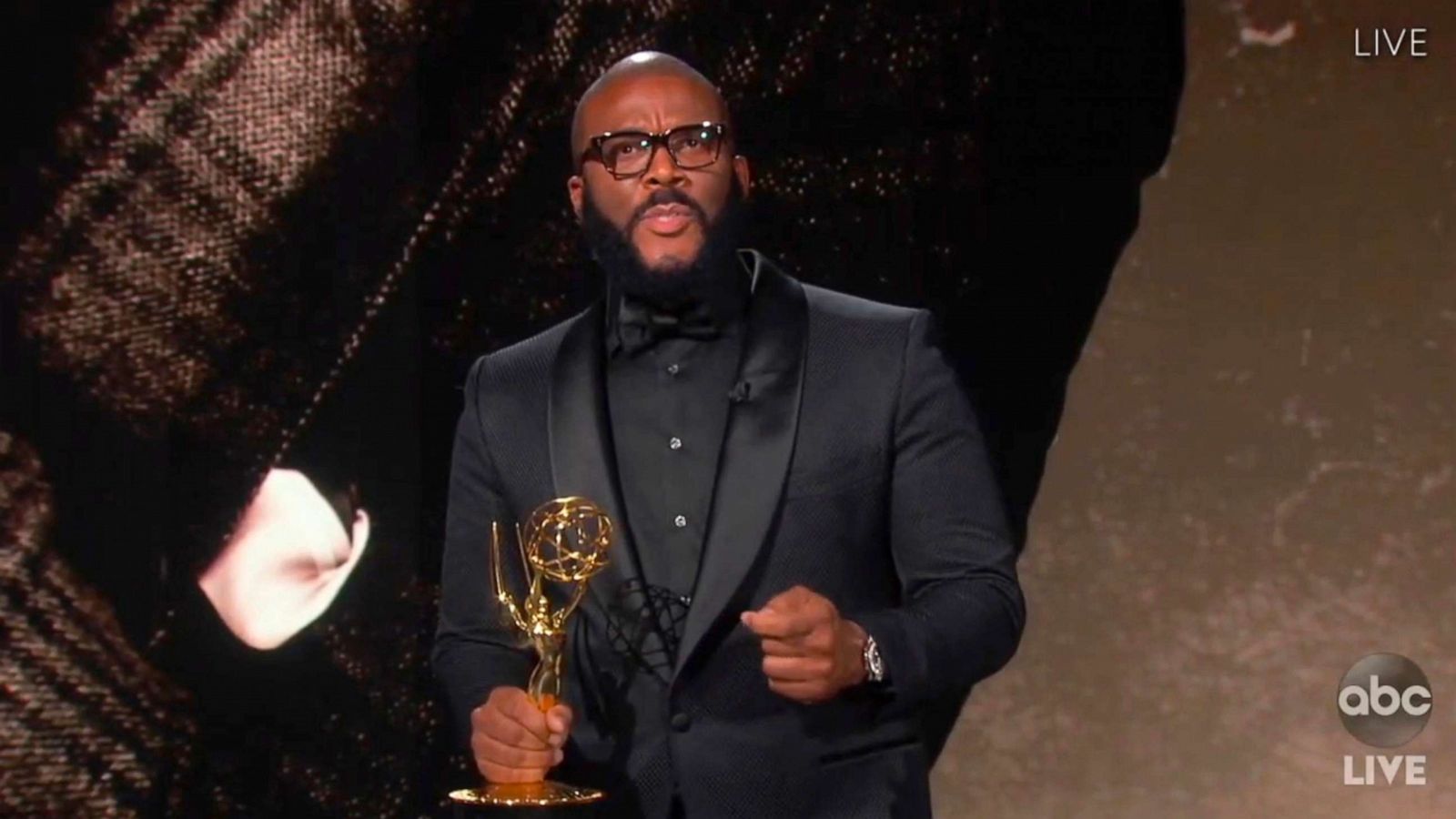 PHOTO: In this video grab, Tyler Perry accepts the Governors award during the 72nd Emmy Awards broadcast on ABC, Sept. 20, 2020.