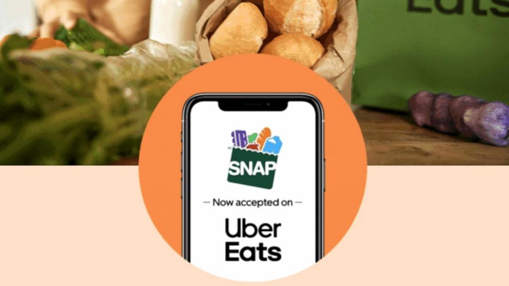 PHOTO: Uber Eats announces more retailers available to order using SNAP and EBT benefits.