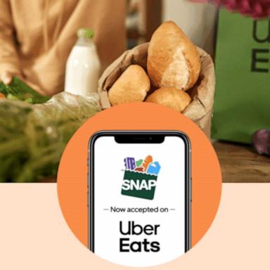 PHOTO: Uber Eats announces more retailers available to order using SNAP and EBT benefits.