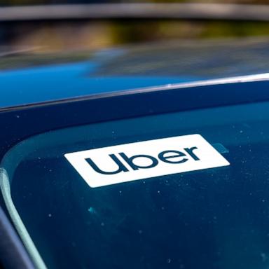 PHOTO: Uber signage on a vehicle in San Francisco, Aug. 3, 2026. 