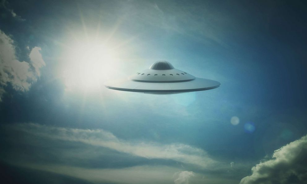 PHOTO: Illustration of UFO. 
