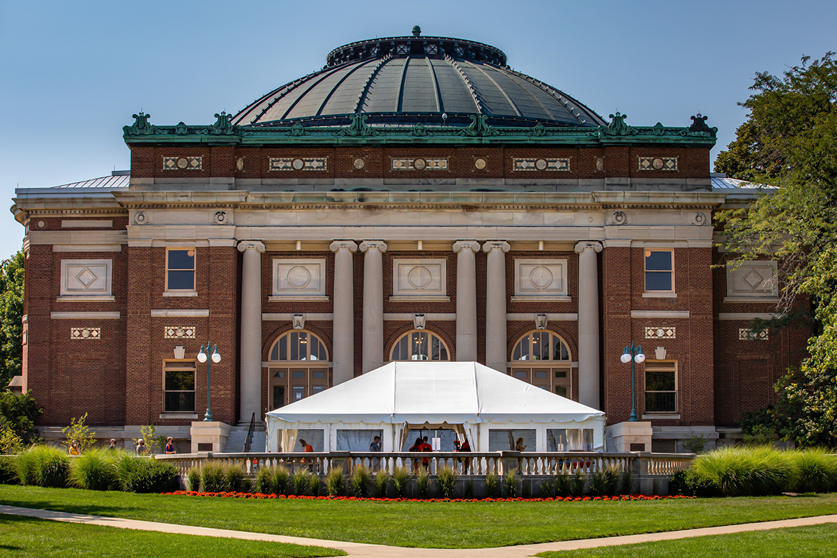 PHOTO: The University Illinois is implementing measures in campus in response to a recent upward trend in positive COVID-19 cases among undergraduate students.