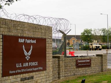 UK police arrest 5 men under terrorism, explosives acts close to US air base