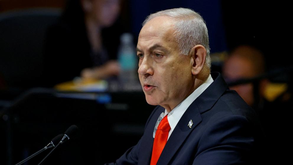 PHOTO: Israeli Prime Minister Benjamin Netanyahu addresses the 80th United Nations General Assembly at U.N. headquarters in New York City, September 26, 2025.