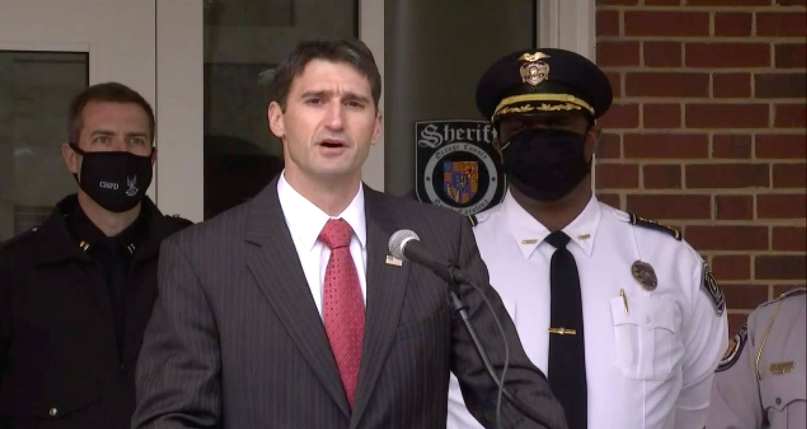 PHOTO: U.S. Attorney Matthew Martin speaks during a press conference, Dec. 17, 2020, after 21 people were arrested for dealing drugs at and around University of North Carolina, Duke University, and Appalachian State University.