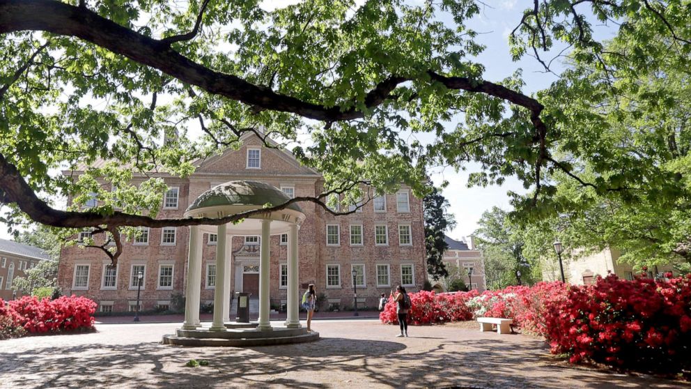 PHOTO: The Old Well stands on campus at The University of North Carolina in Chapel Hill, N.C., April 20, 2015.